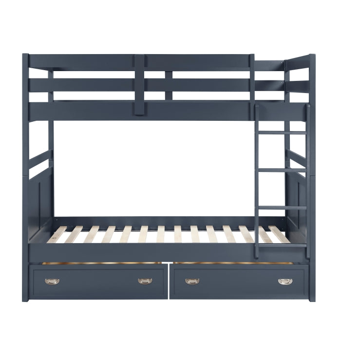 Sloane Blue Full Bunk Bed
