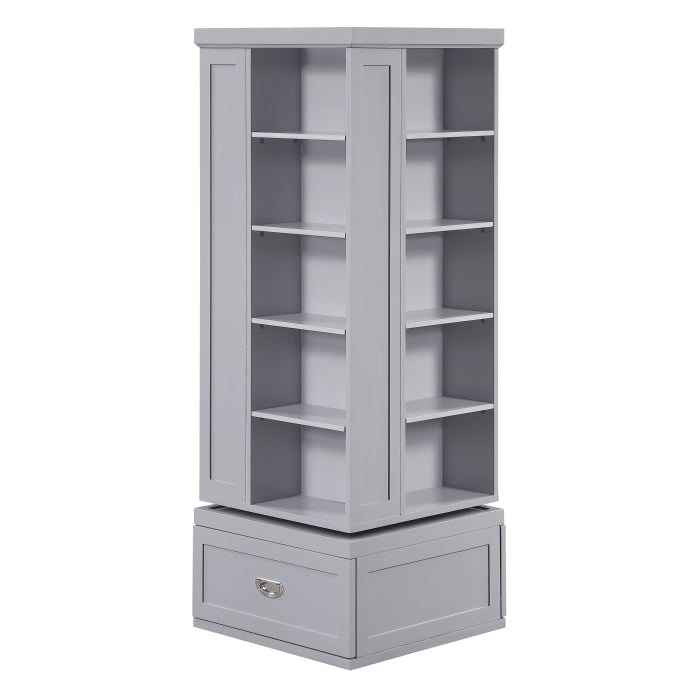 Sloane Gray Swivel Bookcase