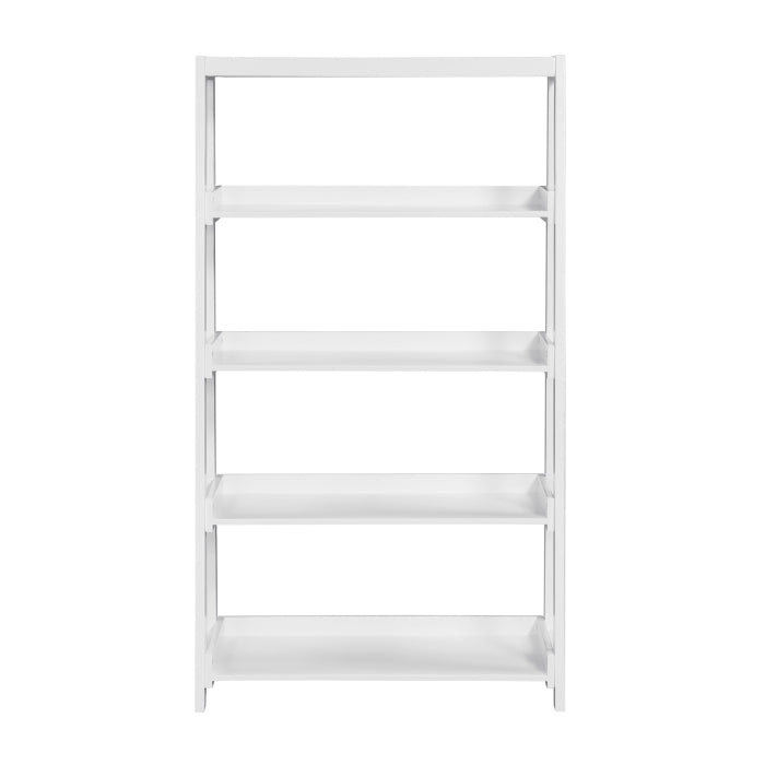 Sloane White 4 Fixed Shelves Bookcase