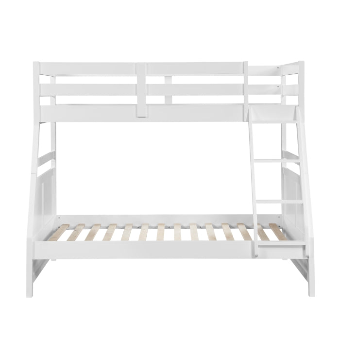 Sloane White Twin/Full Bunk Bed