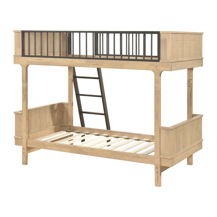 Spenser Brown Twin Bunk Bed