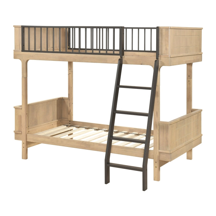 Spenser Brown Twin Bunk Bed