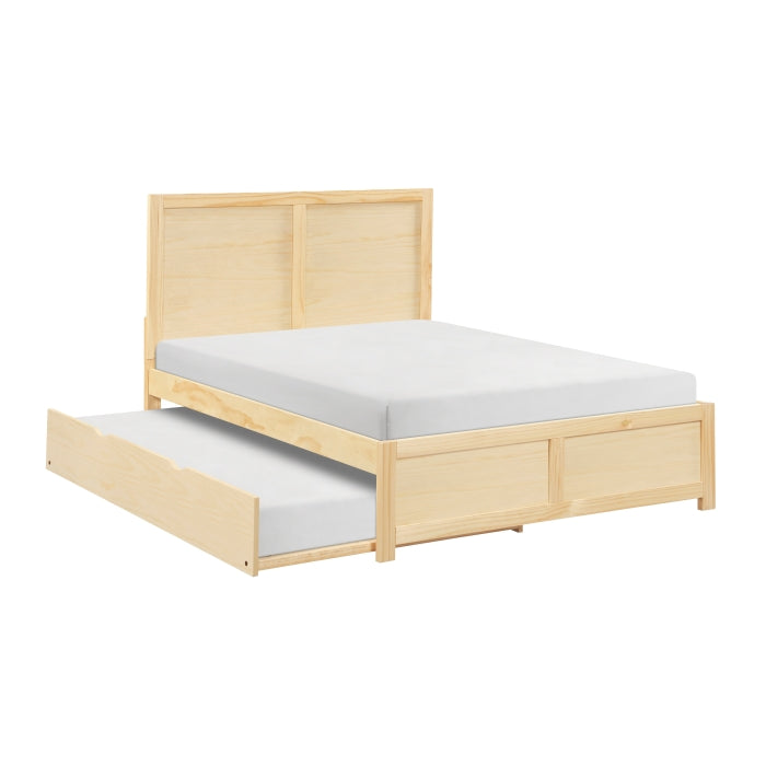 Bartly Brown Full Platform Bed