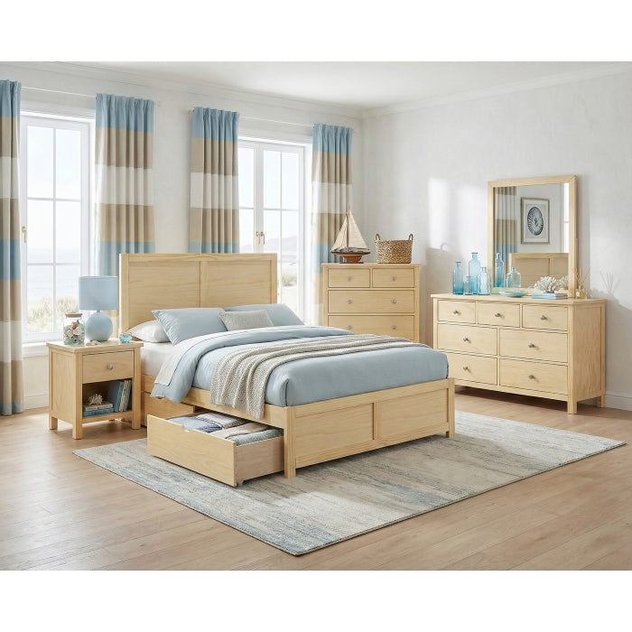 Bartly Brown Full Platform Bed