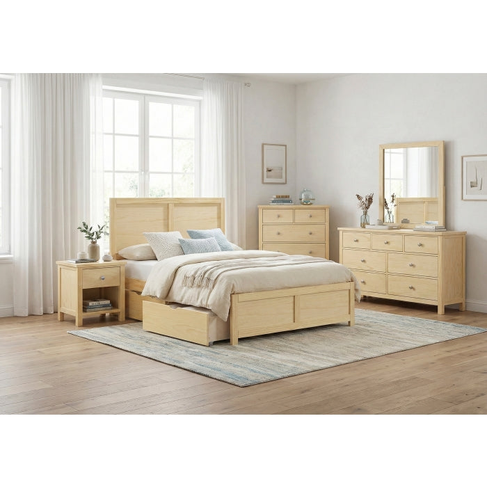 Bartly Brown Full Platform Bed