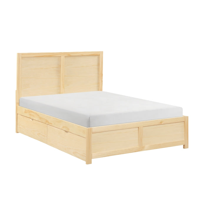 Bartly Brown Full Platform Bed