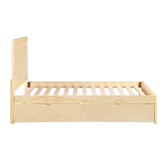 Bartly Brown Full Platform Bed