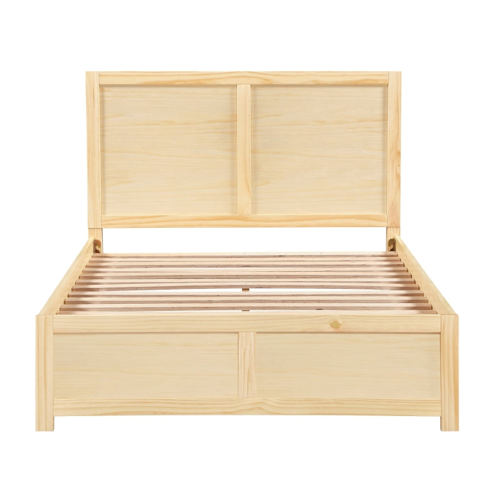 Bartly Brown Full Platform Bed