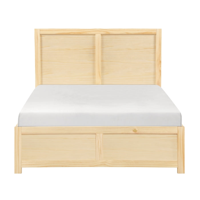Bartly Brown Full Platform Bed