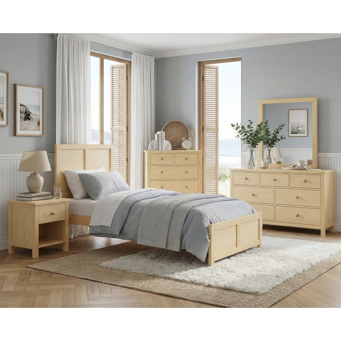 Bartly Brown Twin Platform Bed