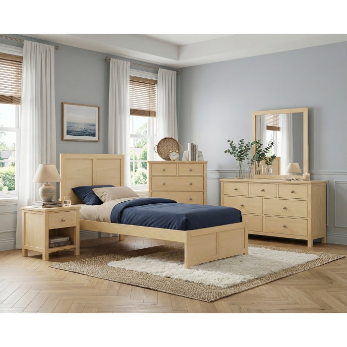 Bartly Brown Twin Platform Bed