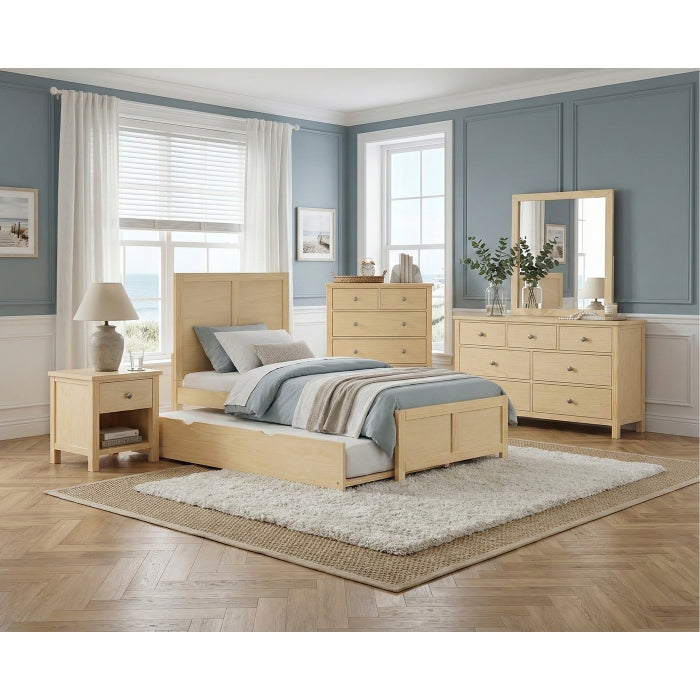Bartly Brown Twin Platform Bed