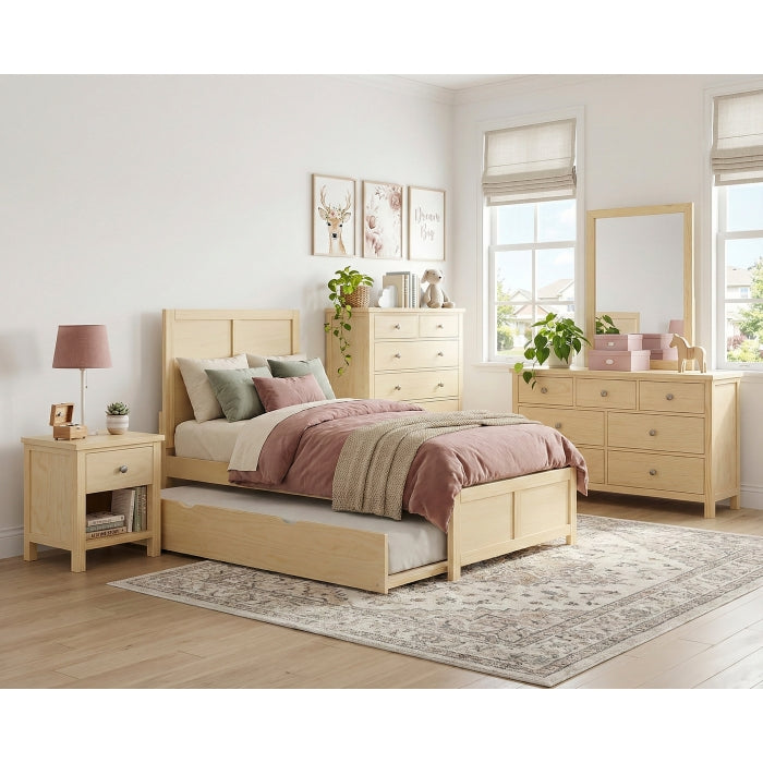 Bartly Brown Twin Platform Bed