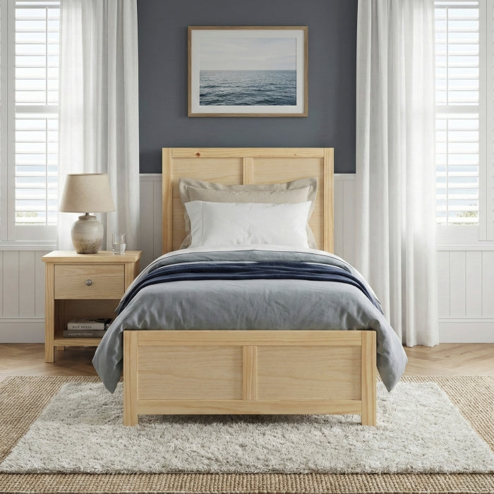 Bartly Brown Twin Platform Bed