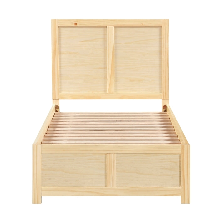 Bartly Brown Twin Platform Bed