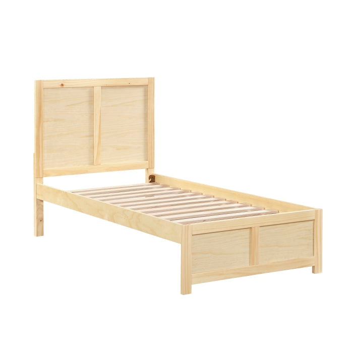 Bartly Brown Twin Platform Bed