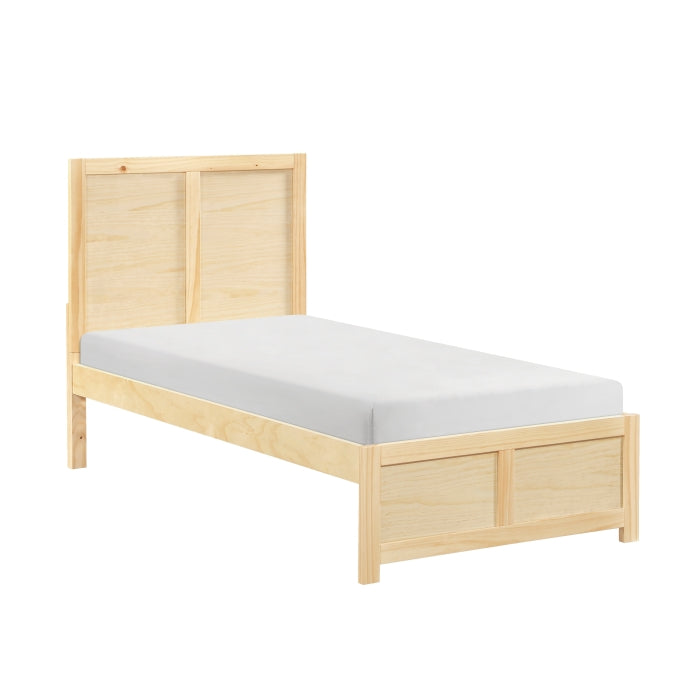 Bartly Brown Twin Platform Bed
