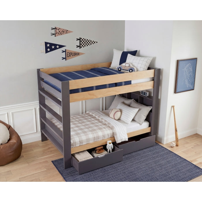 Arbor Gray Full Bunk Bed