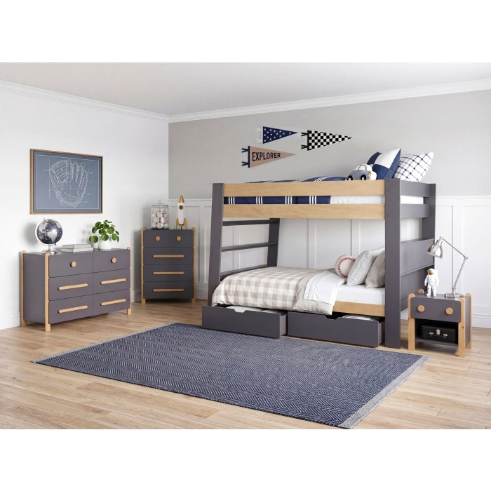 Arbor Gray Full Bunk Bed