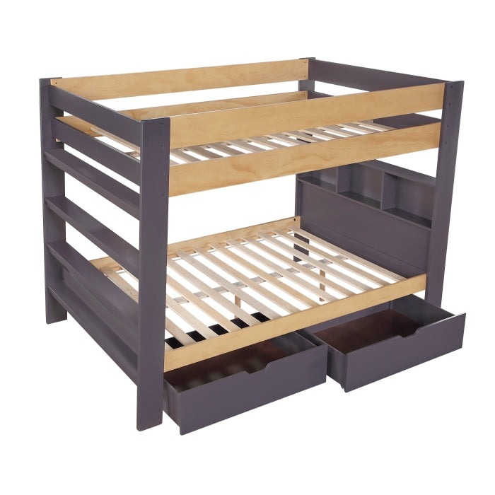 Arbor Gray Full Bunk Bed