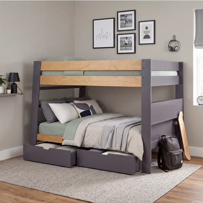 Arbor Gray Full Bunk Bed