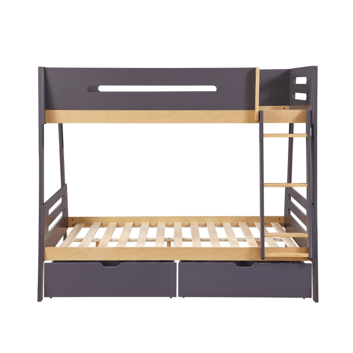 Koda Brown Twin/Full Bunk Bed