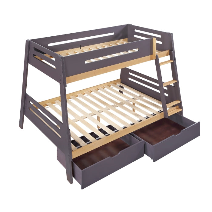 Koda Brown Twin/Full Bunk Bed