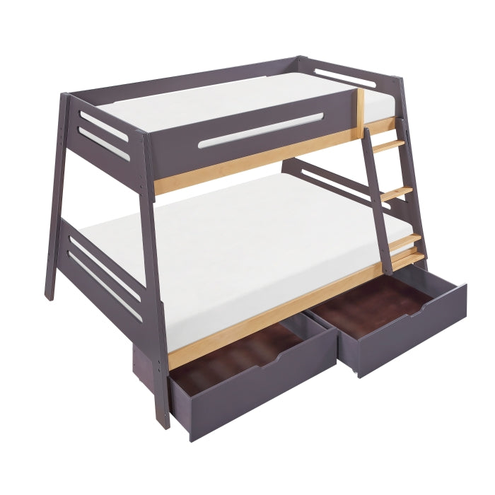 Koda Brown Twin/Full Bunk Bed