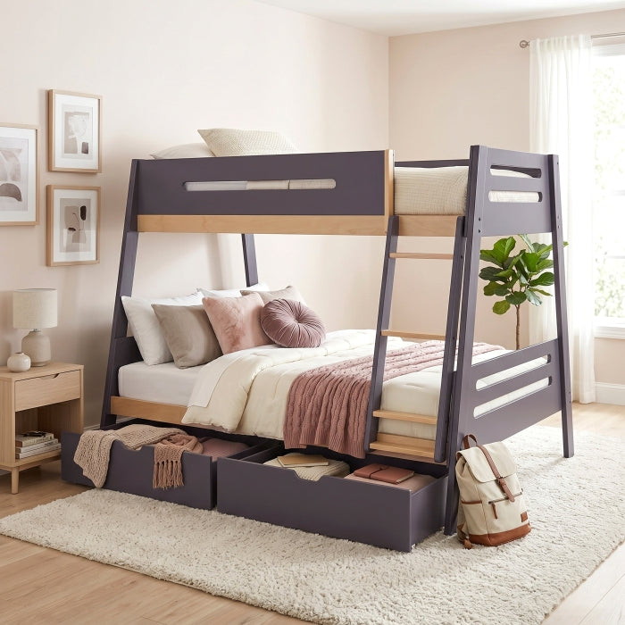 Koda Brown Twin/Full Bunk Bed