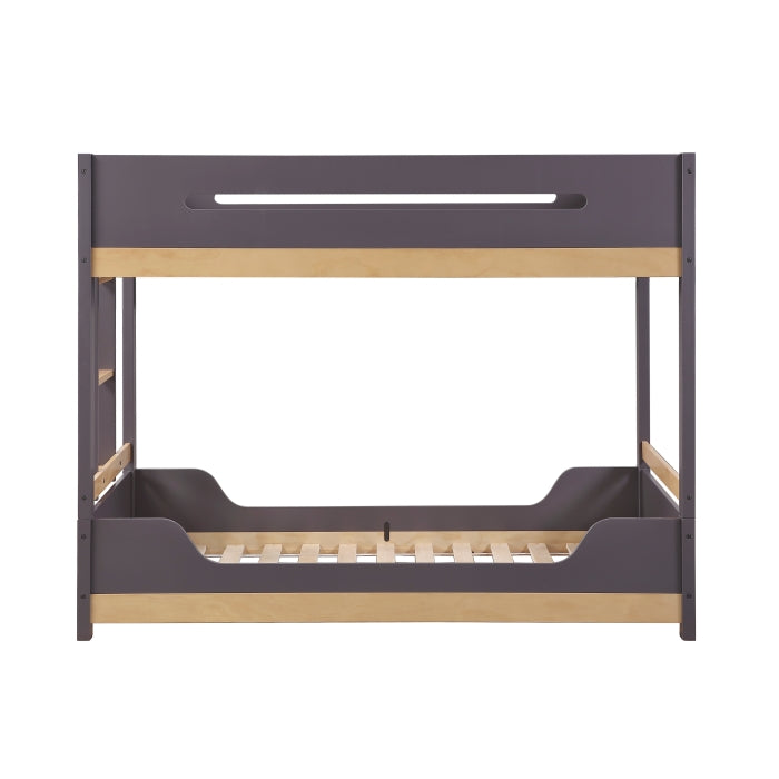 Koda Brown/Charcoal Twin Bunk Bed