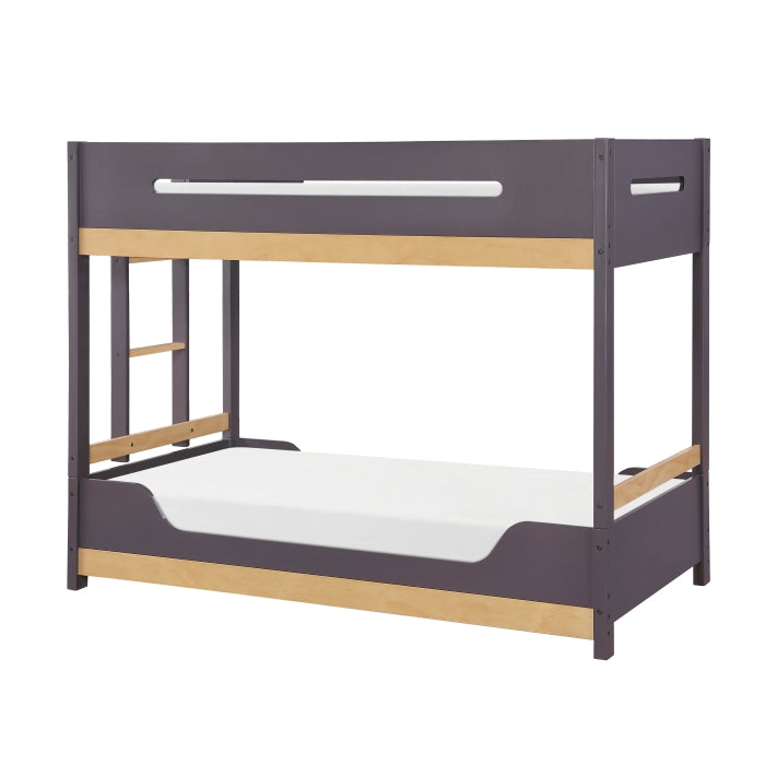 Koda Brown/Charcoal Twin Bunk Bed