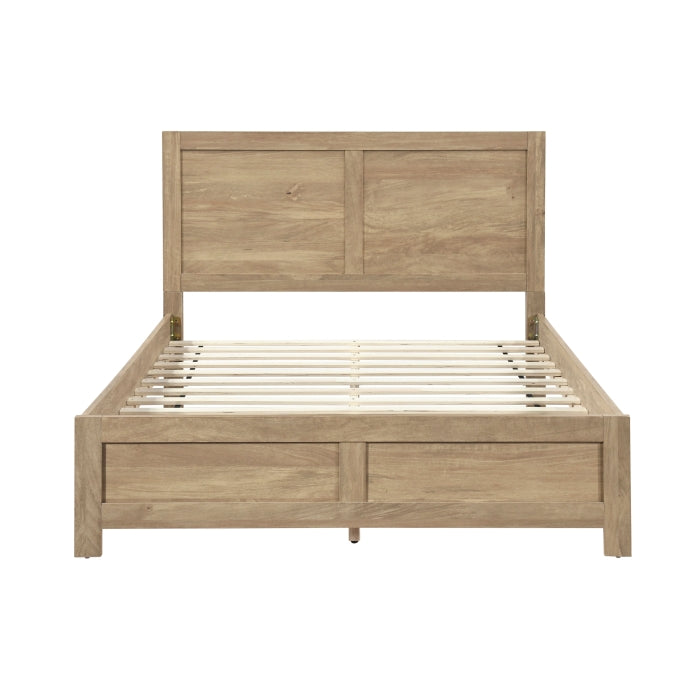 Liam Natural Full Platform Bed