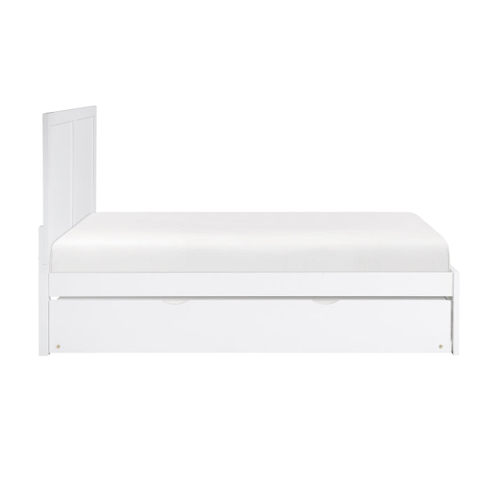 Galen White Full Platform Bed