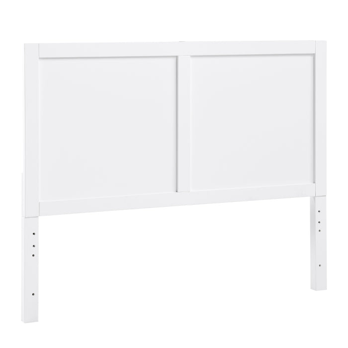 Galen White Full Platform Bed