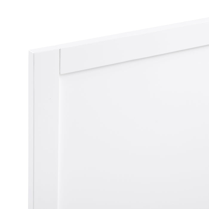Galen White Full Platform Bed