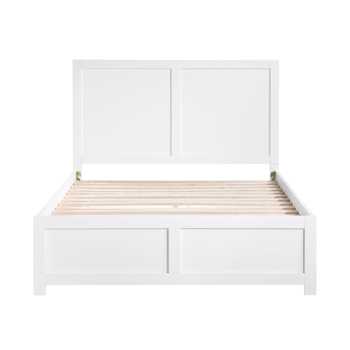 Galen White Full Platform Bed