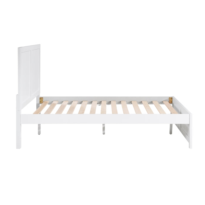 Galen White Full Platform Bed