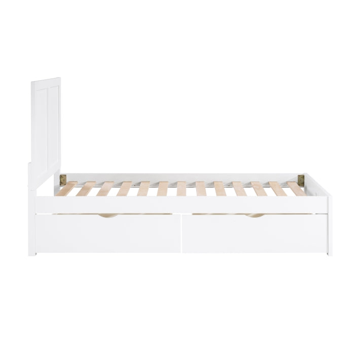Galen White Twin Platform Bed