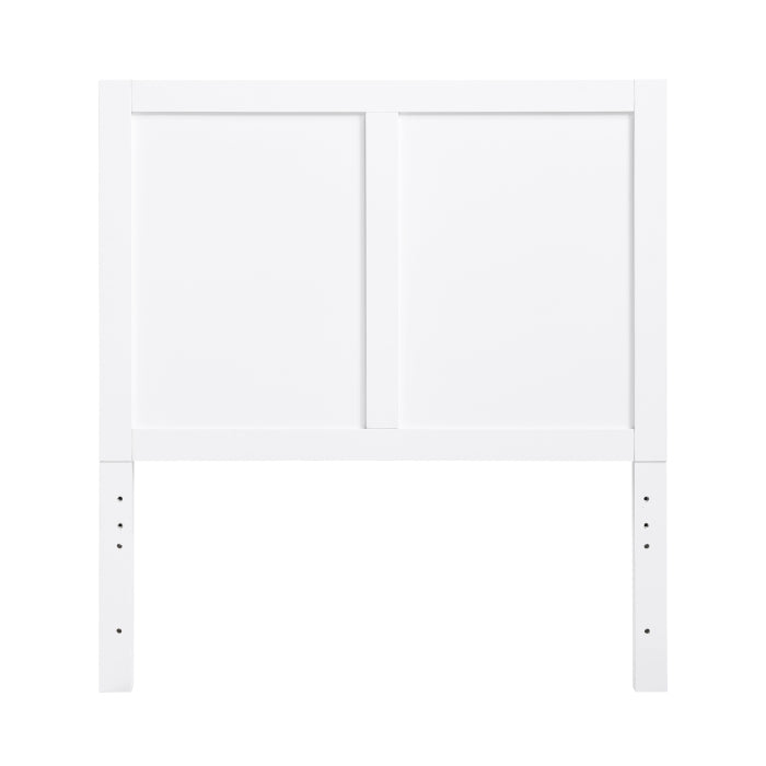 Galen White Twin Platform Bed