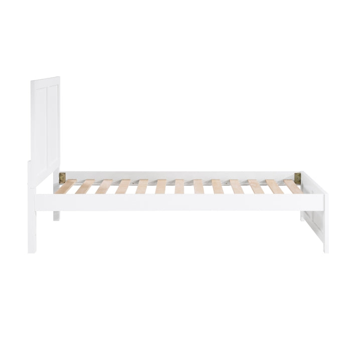 Galen White Twin Platform Bed