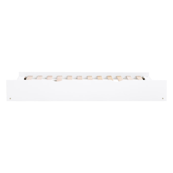 Galen White Full Platform Bed