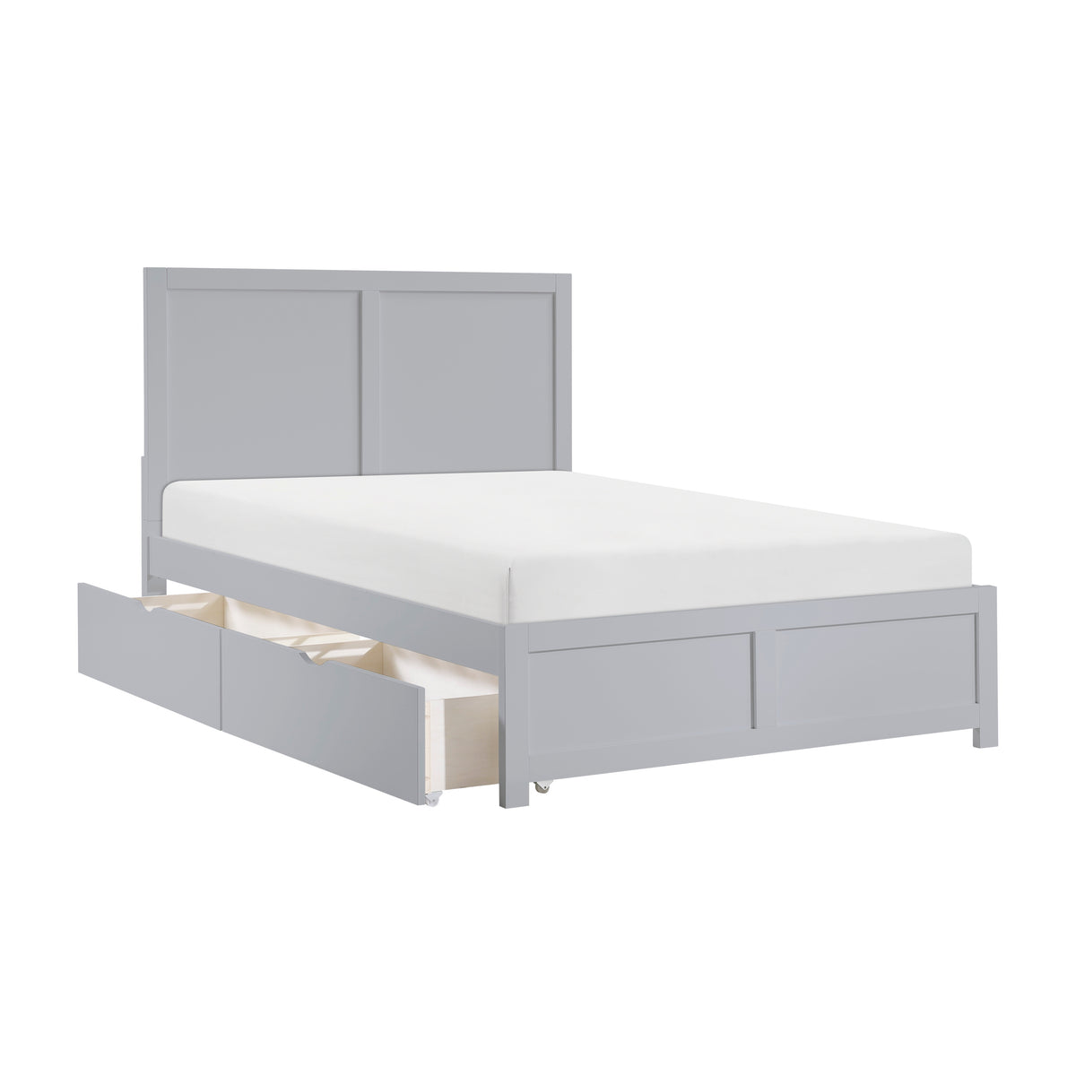 Orion Gray Full Platform Bed