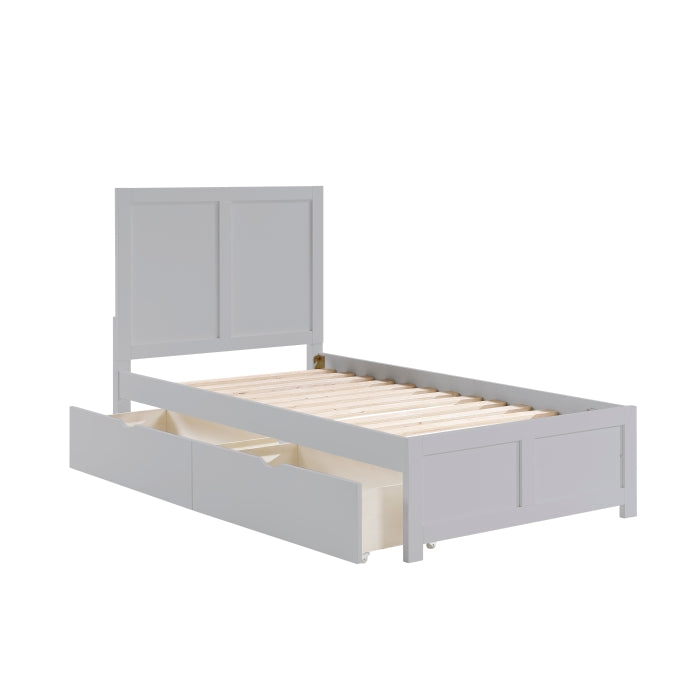 Orion Gray Twin Platform Bed