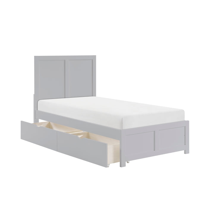 Orion Gray Twin Platform Bed