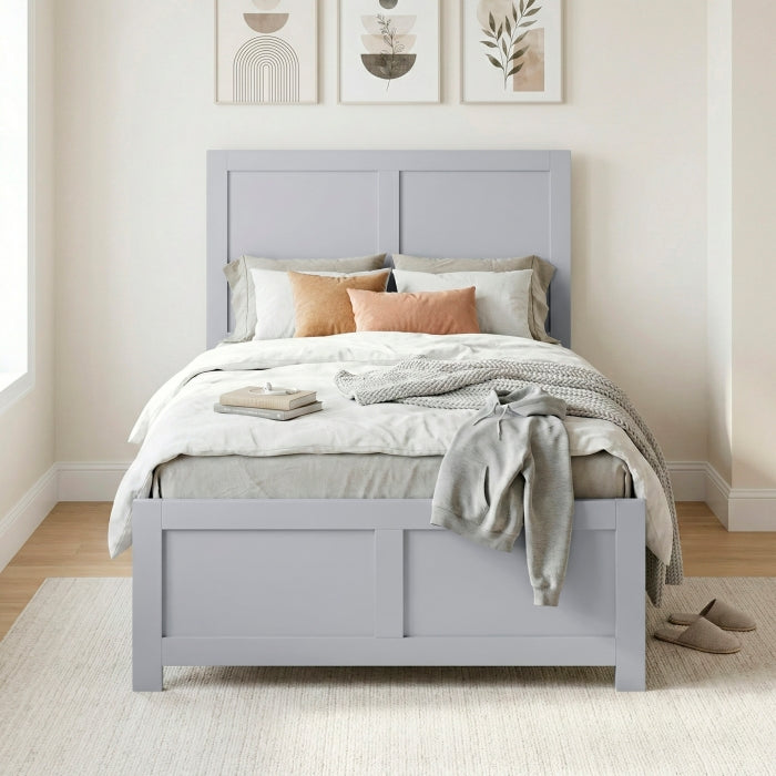 Orion Gray Twin Platform Bed