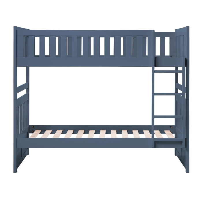 Nora Blue Twin Bunk Bed