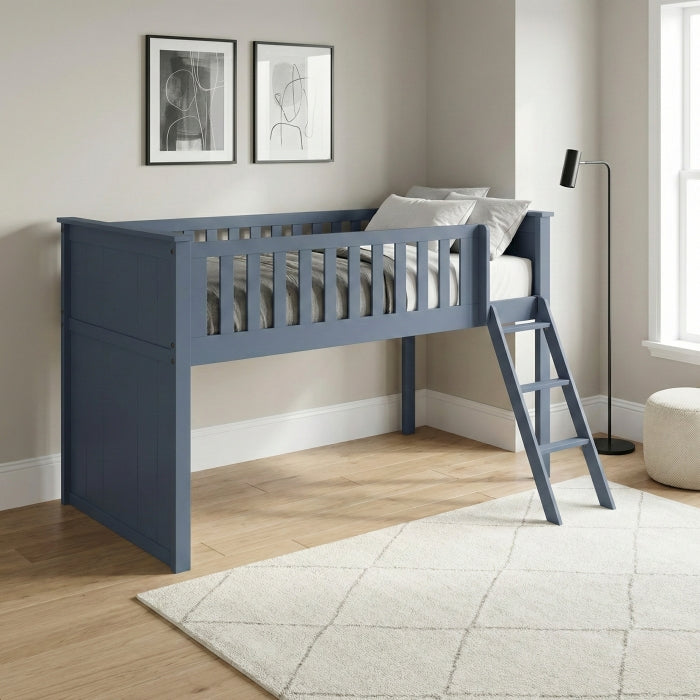 Nora Blue Low Loft Bunk