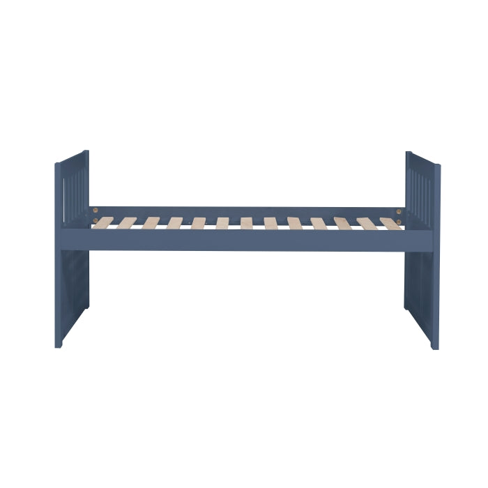 Nora Blue Twin Trundle Bed