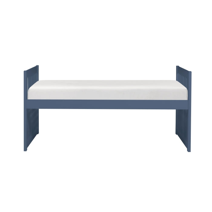 Nora Blue Twin Trundle Bed