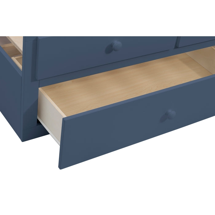 Nora Blue Twin Trundle Bed